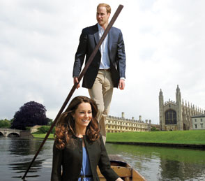 William and Kate on a Punt, ,An 'Artists Impression' - Cambridge News