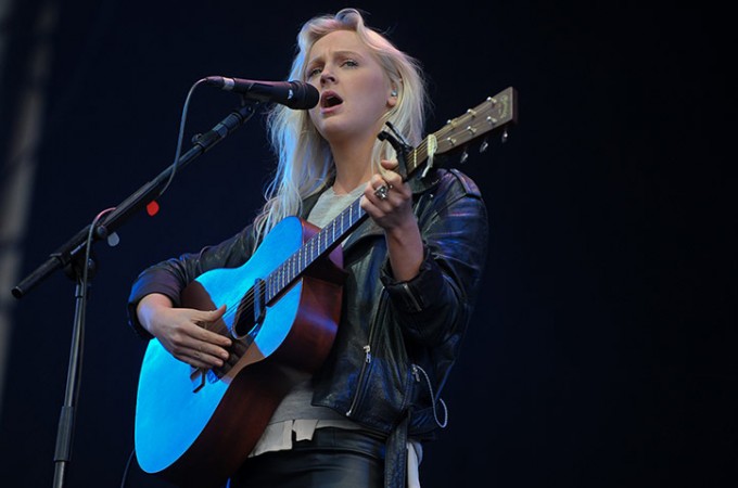 Laura Marling performs on the main 'Obelisk Arena' stage on Saturday