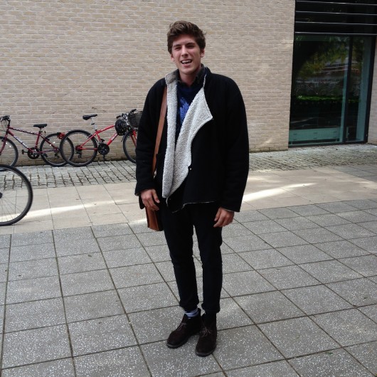 Nicely folded trousers