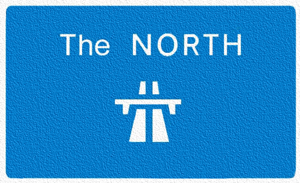 the north