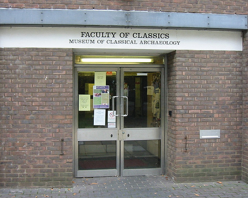 The lecturers double as exhibits.