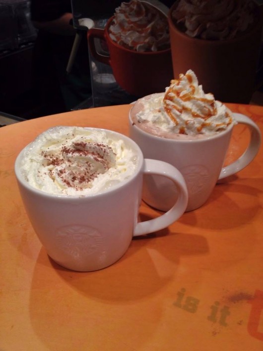 Two starbucks