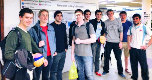 There was even an opportunity for a bit of late night team bonding in A&E
