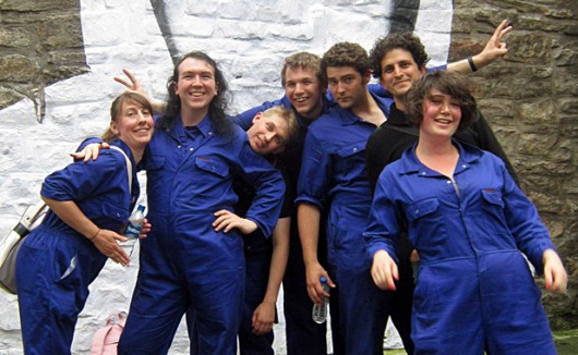 An undoubtedly very out-of-date picture of The Impronauts