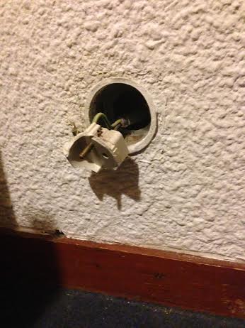 Shocking State of the Plugs in the room