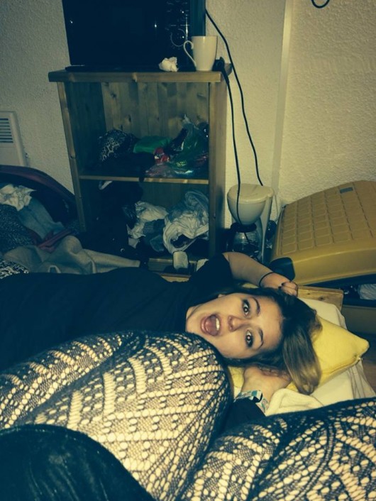 This student was turned insane by the cramped conditions