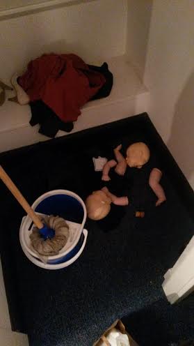 creepy baby shrine