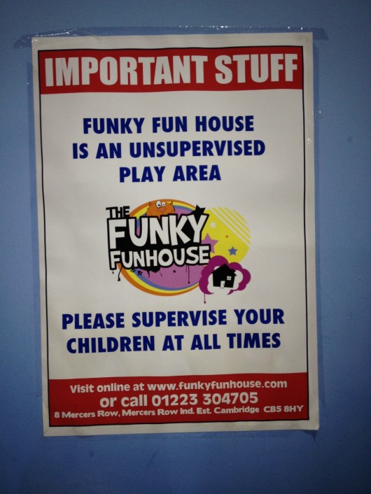 funky house sign