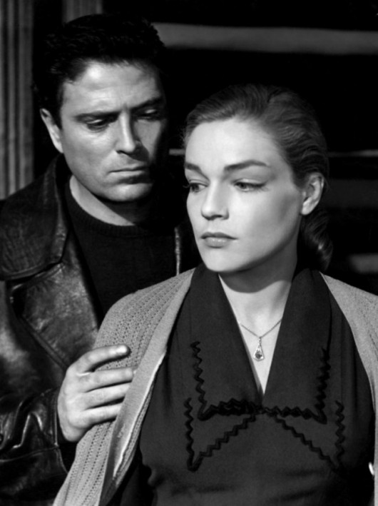 Vallone and Signoret both looking like sexy oxen