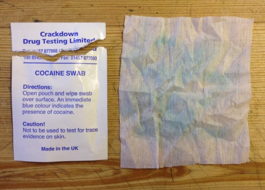 Cocaine swab from Emma