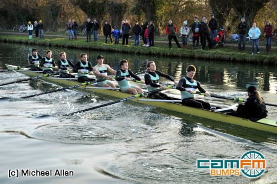 Caius M1 row to victory last year. They should find the going much tougher this time around. (© Michael Allan)