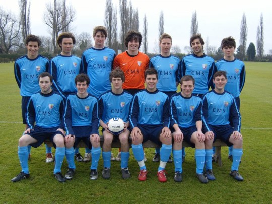 (the one holding the ball)