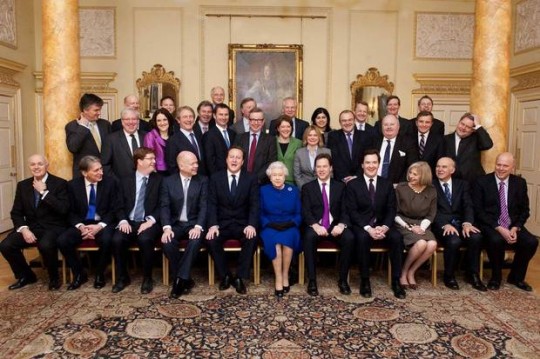 The Queen and her (mainly) men