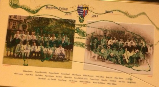 Shattered: The Idlers' picture vandalised