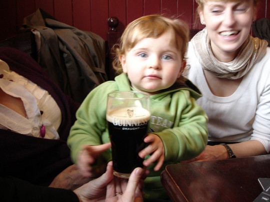 Not this kind of baby guinness