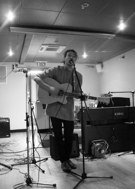 Lead guitarist and singer Femi reads English at Clare College