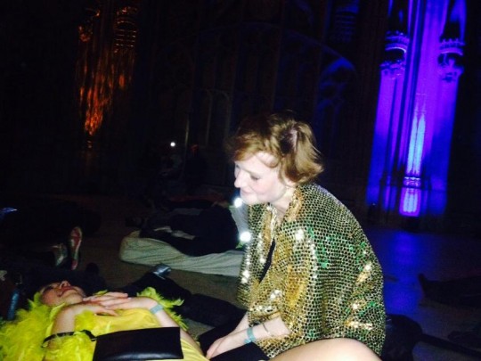 Sparkling in the chapel