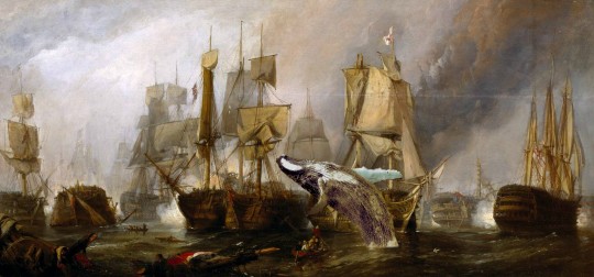 The sailors in the rowing boat will be blubbering