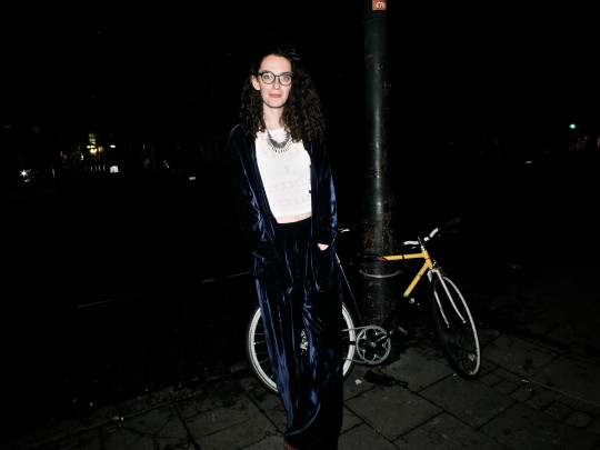 Like a 'star glowing in a deep, blue, velvety night sky.'
