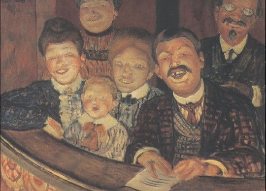 Theatre_Farce_(Petrov-Vodkin)