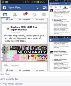The original status, now deleted