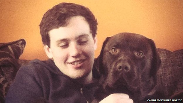 Alex Jeffrey - picture released by Cambridgeshire Plice