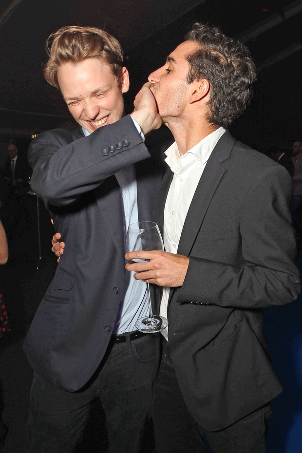 Pictured: some of those antics (Jack Rivlin, left; George Marangos-Gilks, right)