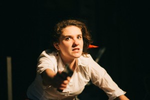 No audience members were shot in the performance of this play