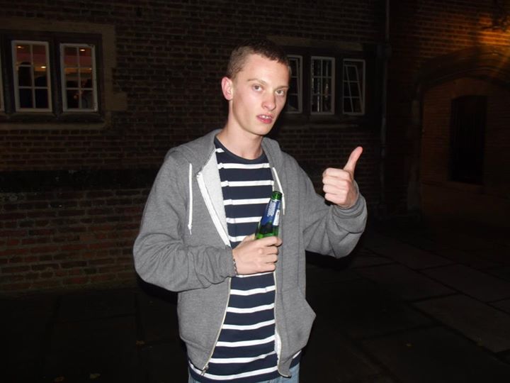 Having a wild one on the first night of freshers' week