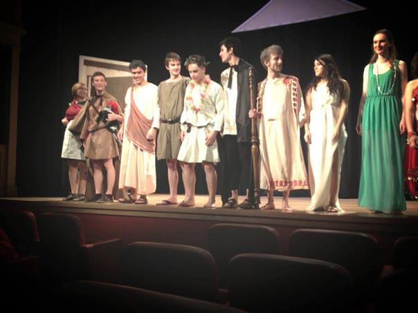 Curtain call in the packed out Howard theatre (second to left)