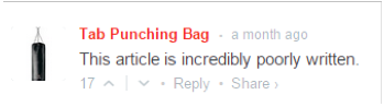 Where's the irony here?