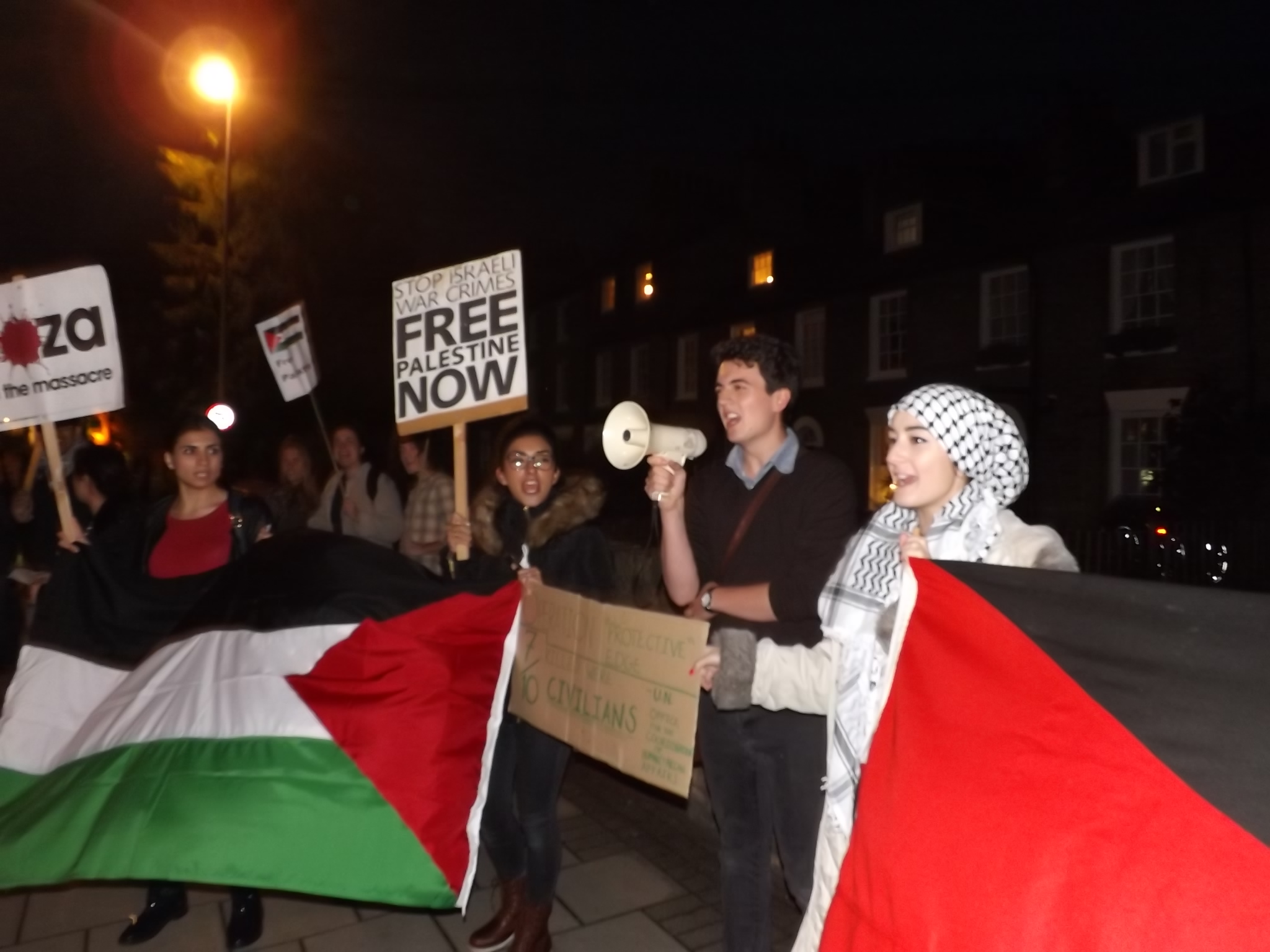 Edgar was at the forefront of the passionate protests conducted outside the Union last term