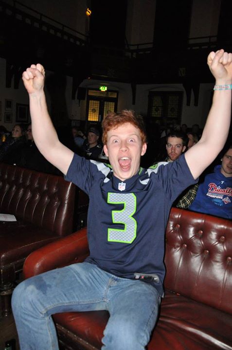 Join this guy and support the Seahawks!
