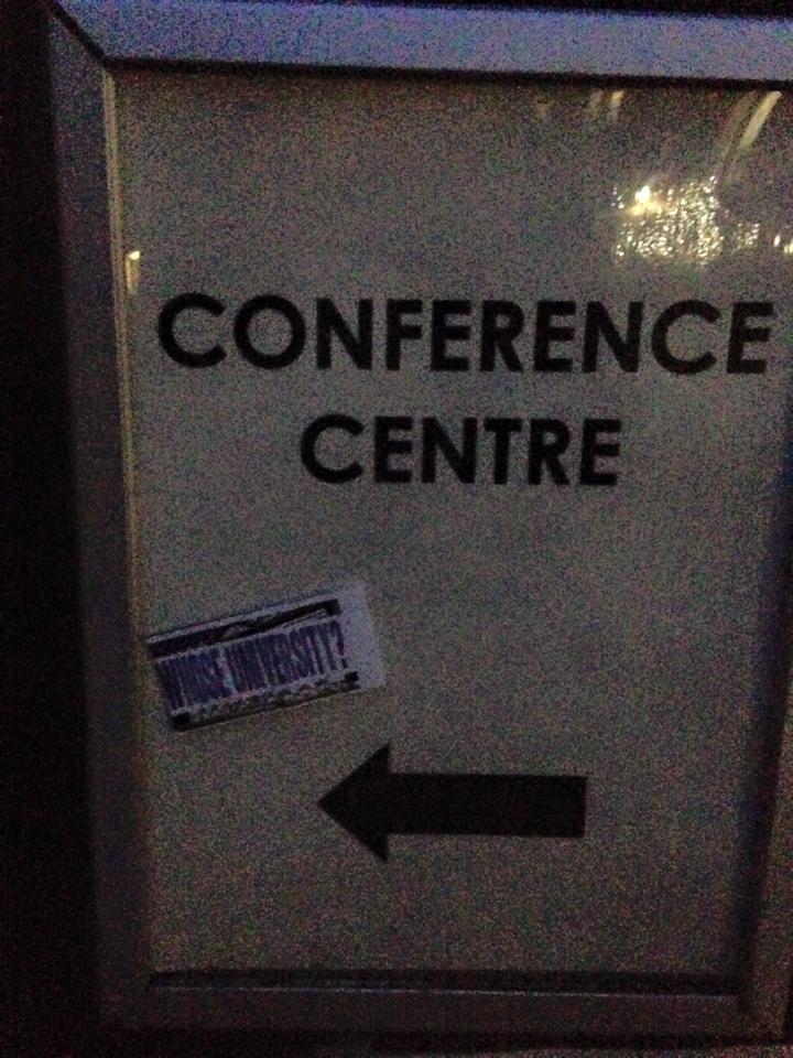 Top of WU's shitlist is conferences, those EVIL things that bring in money to our colleges 