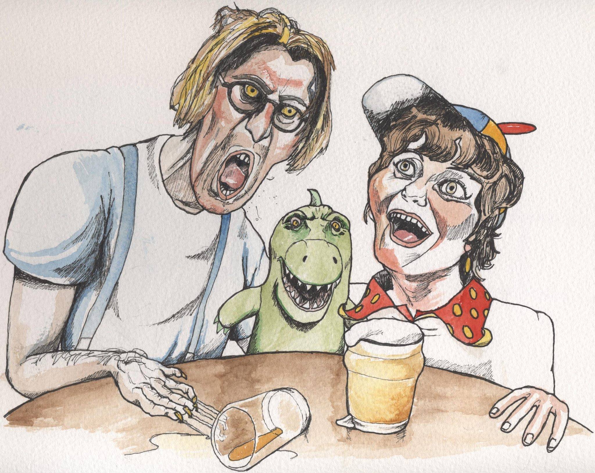 Ron, Mr Smile and Wendy Wiggle. Credit: Ben Brown
