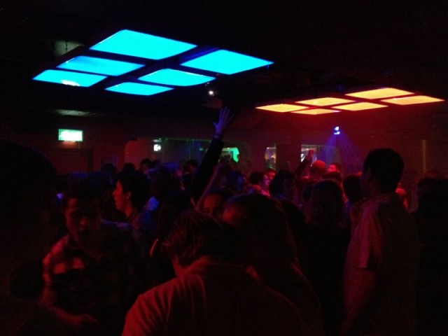 the actual cubicle is even moister than the dance floor