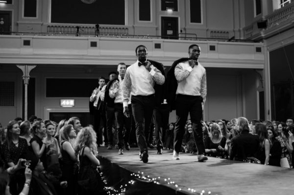 The models were doing themselves proud