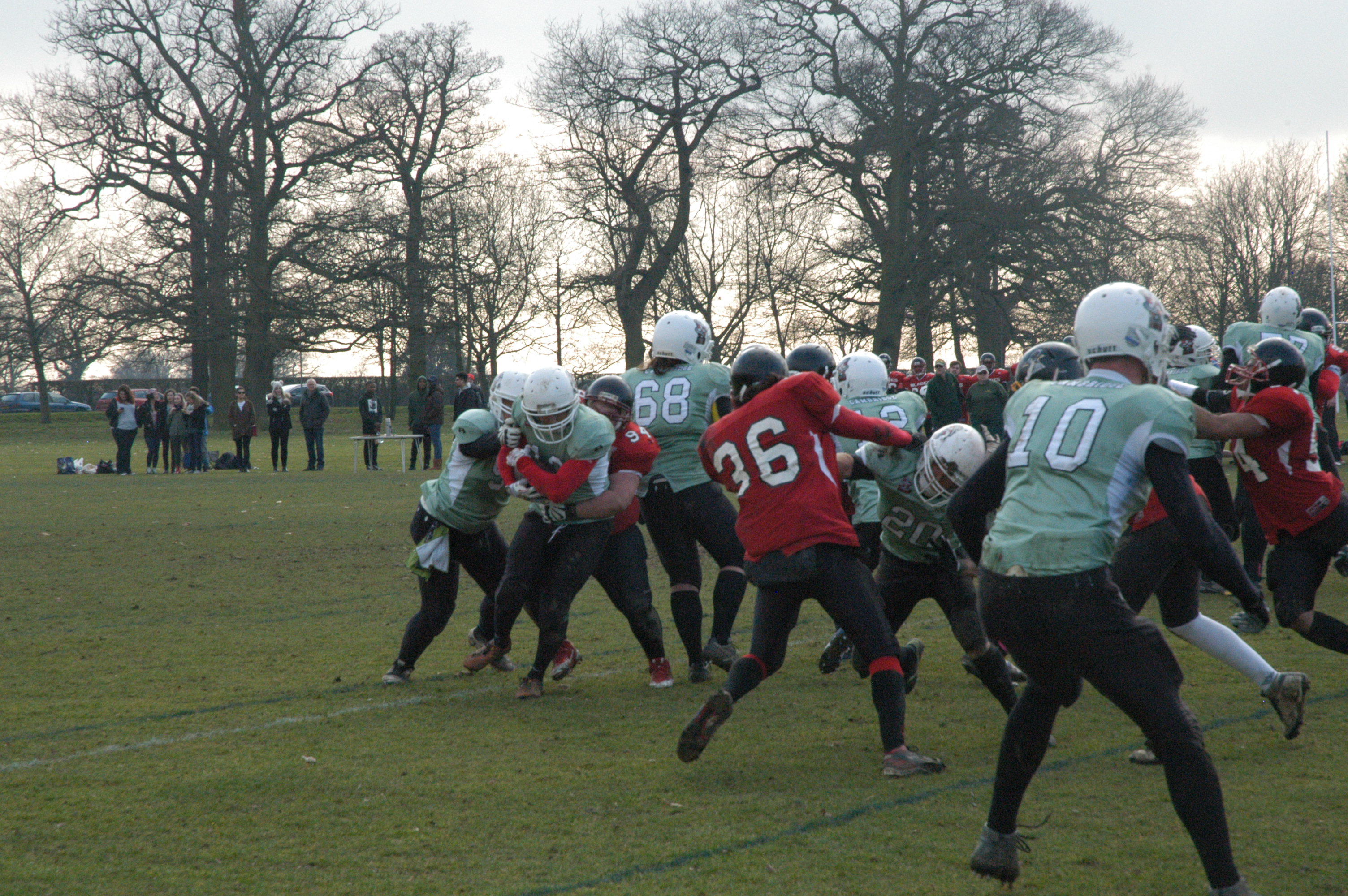 A real defensive battle