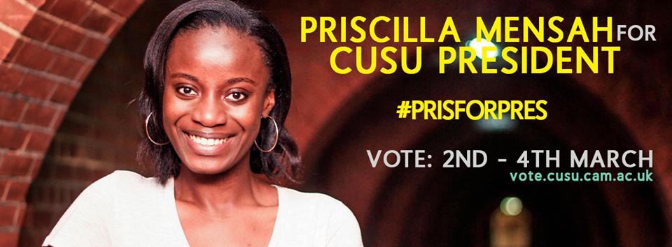 She has a bigger mandate than any CUSU President in years