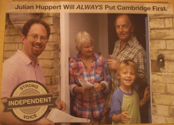 Even Huppert can't figure out whether he's an independent or a Lib Dem.