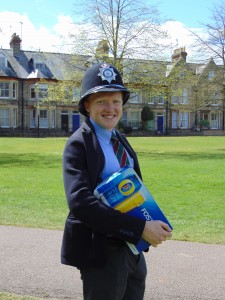 Disgusting impersonation of a police officer