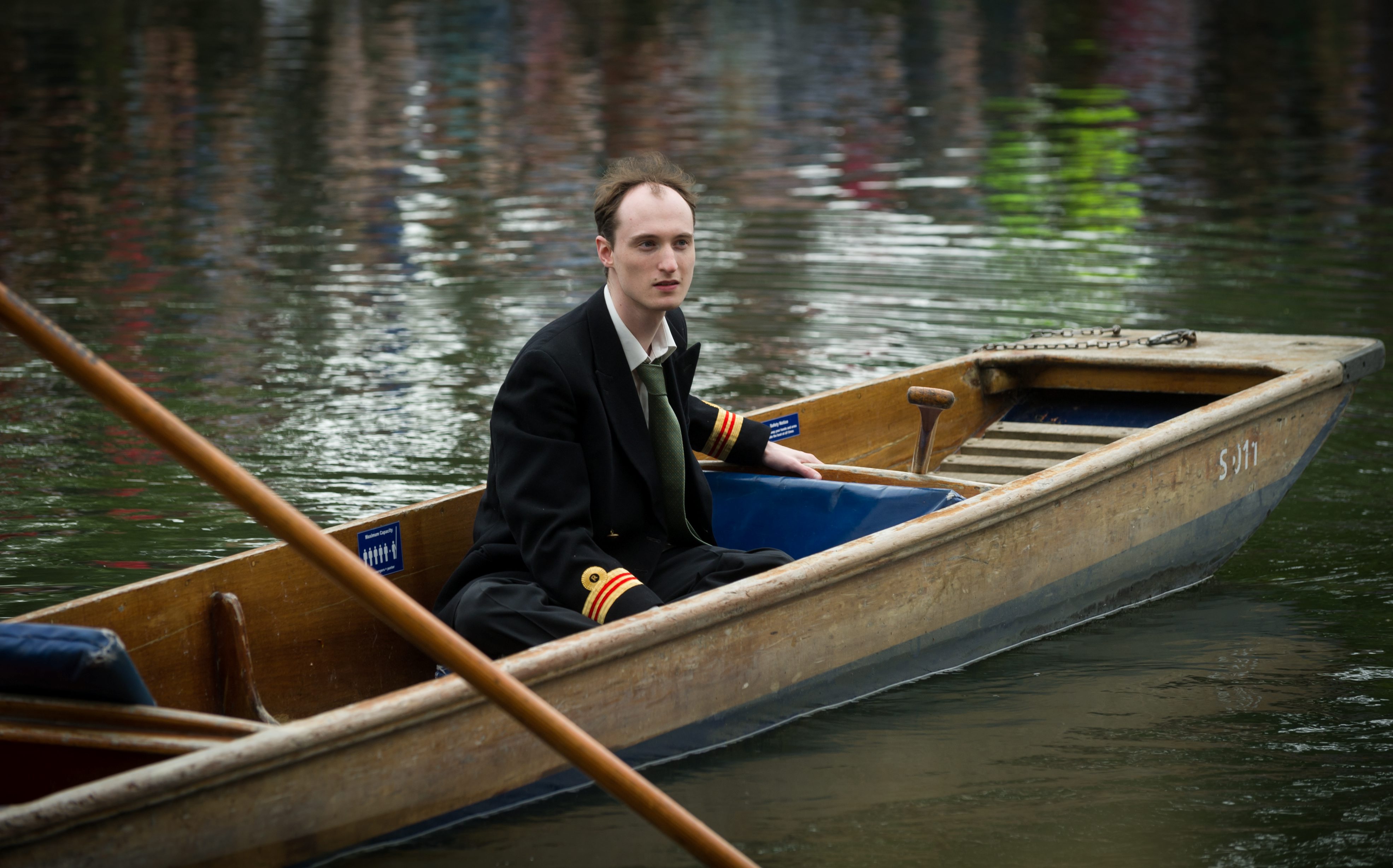 Suicide Sundy cardbard boat race on the river Cam in Cambridge