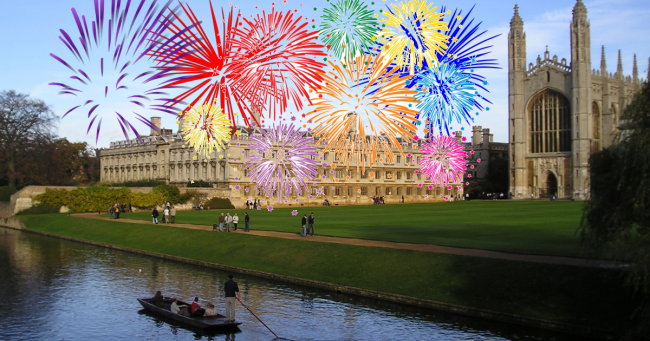 a visual representation of how your dad thinks of Cambridge now you've got a place