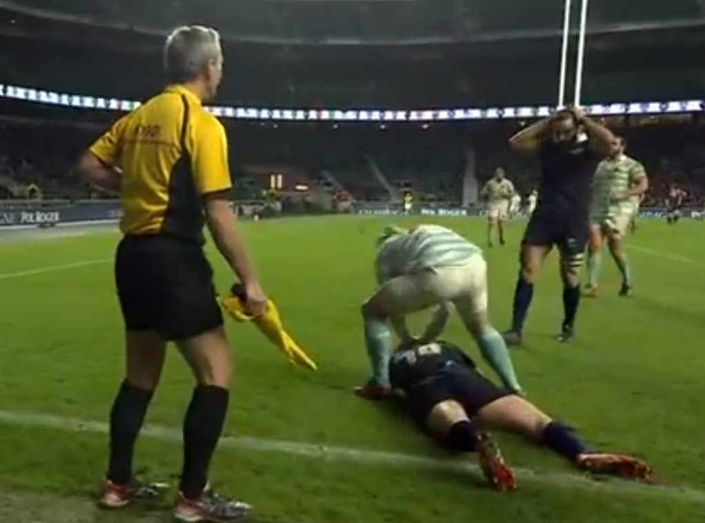 Right next to the try-line cameras