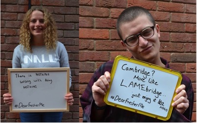 MIND camoaign encouraging students to give their younger selves some advice
