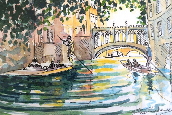 Image the shock when people realise Cambridge isn't actually made of watercolours.
