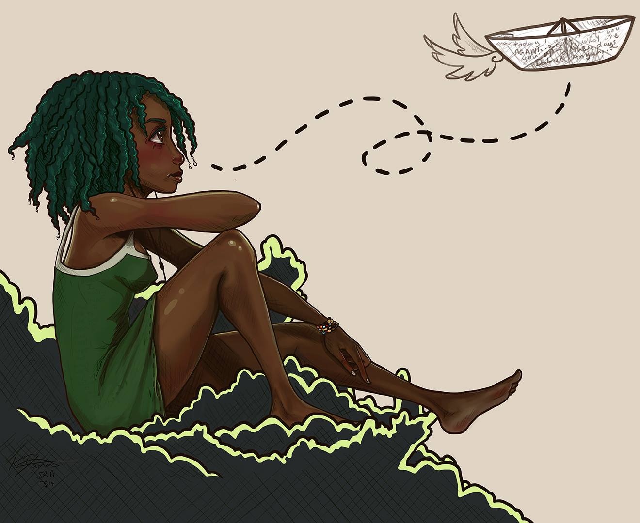 A drawing I made for the new year.