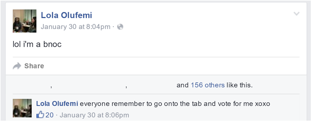 It’s only a competition, Lola.