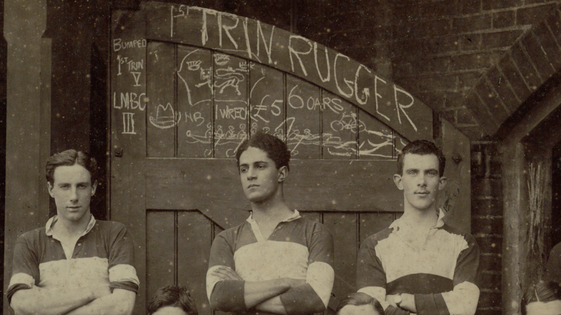 He rowed in the "Trin Rugger" boat.