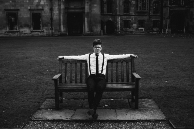 A cappella chic – Alex Porteous. (Photo Credit: Tom Porteous)